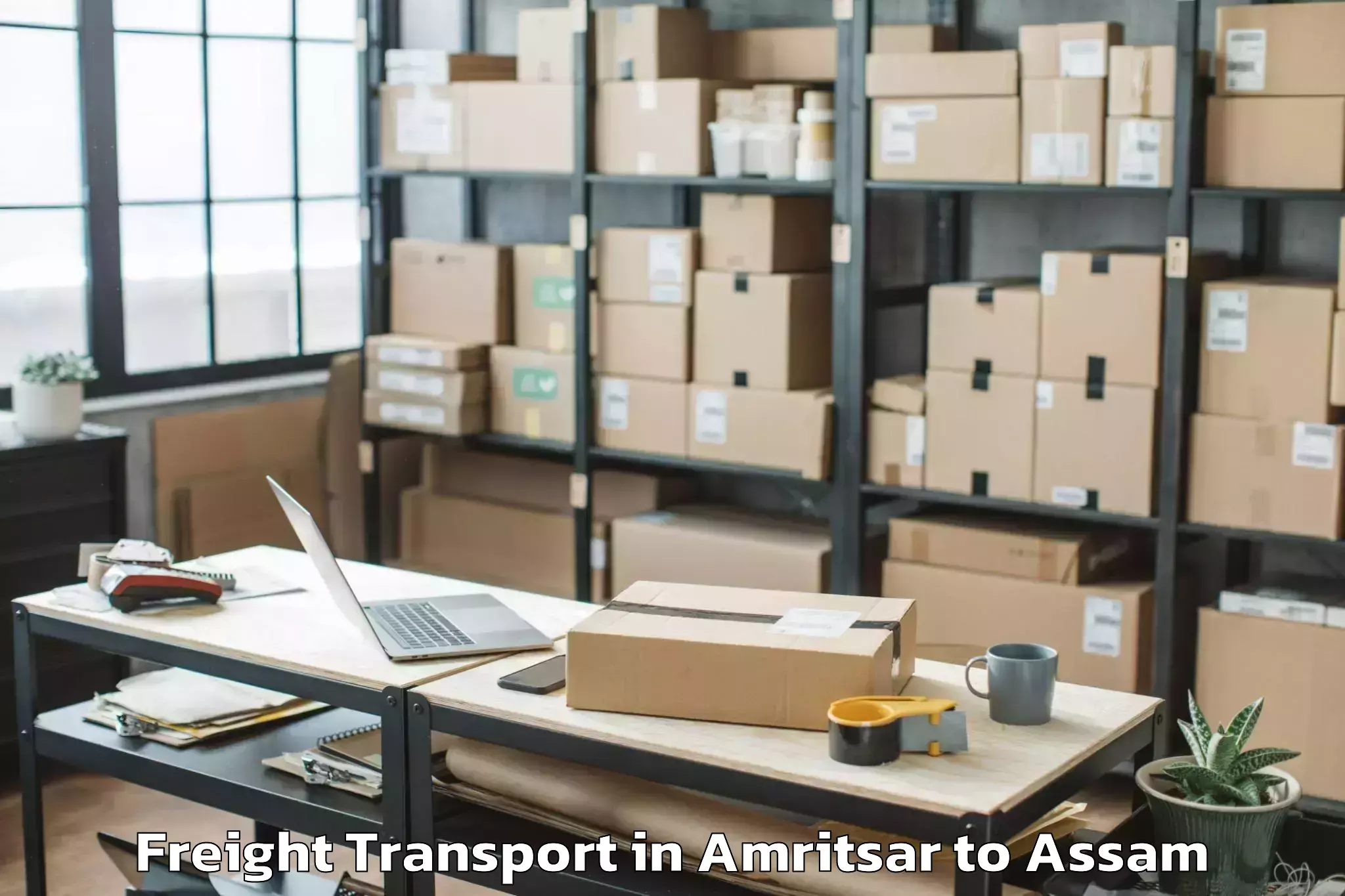 Book Amritsar to Kharupetia Freight Transport